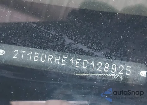 2014 Toyota Corolla from USA, damaged, VIN 2T1BURHE1EC128925